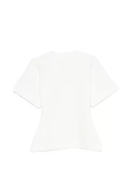 Scurt tricou La Piscine alb