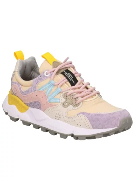 Sneakersy Flower Mountain w kwiatki fioletowe