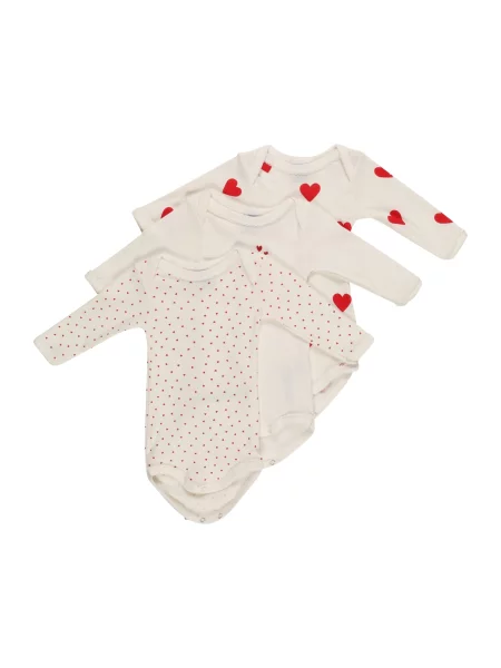 PETIT BATEAU Salopetă/Body roșu alb