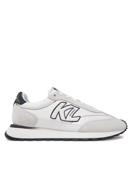 Sneakersy KARL LAGERFELD białe