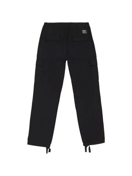 Pantaloni cargo Iuter cu cordon negru