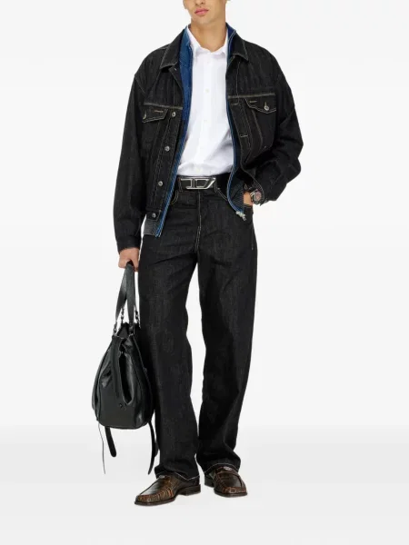 Blugi cu picior larg Diesel negru