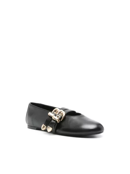 Balerinki Stuart Weitzman skórzane czarne