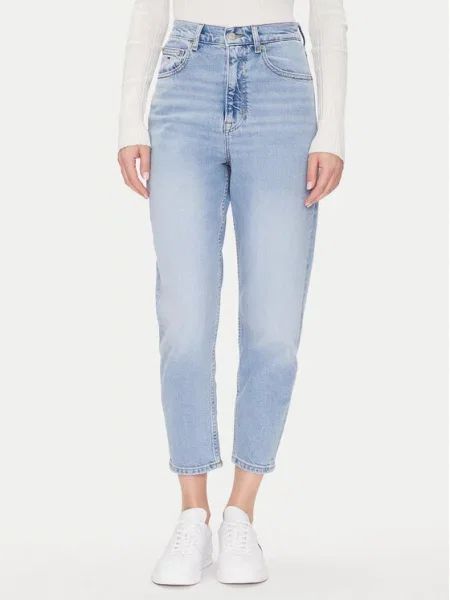 Tommy Jeans Jeansy Mom Jean Uh Tpr Co niebieski