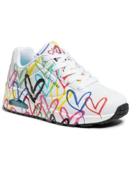 Skechers Сникърси Spread The Love бял