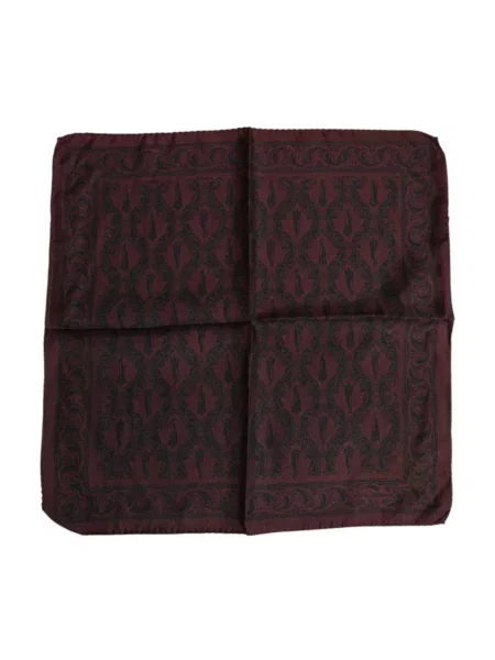 Szal Dolce And Gabbana z logo brązowa