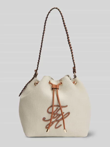 Tommy Hilfiger Torebka Th Elev Summer Bucket Canvas beżowy