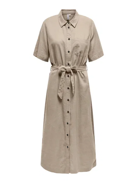 ONLY Rochie tip bluză ONLCARO închis bej