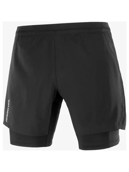 Spodenki Salomon Cross Twinskin intensywna czerń XS czarne