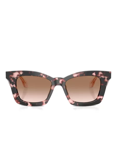 Ochelari de soare pătrați Giorgio Armani maro