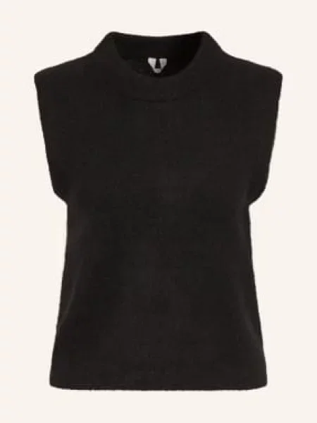 Arket Sweter Bez Rękawów Z Alpaki schwarz czarny