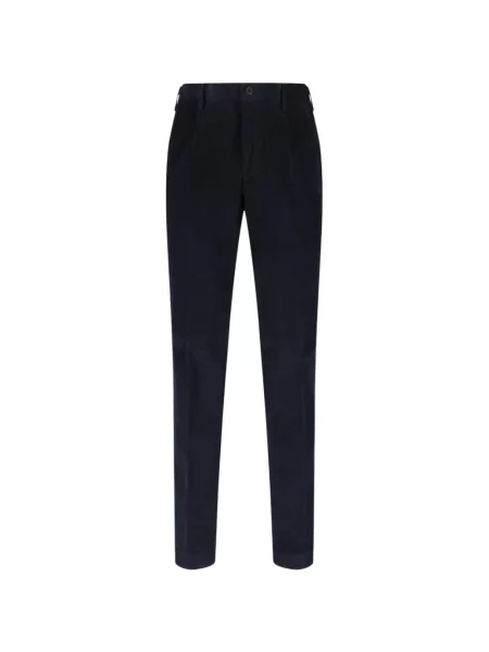 Pantaloni Incotex de catifea cord albastru
