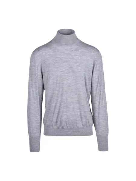 Lniany golf golf Eleventy szary