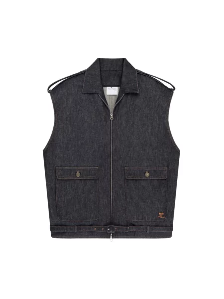 Kamizelka Courreges niebieska