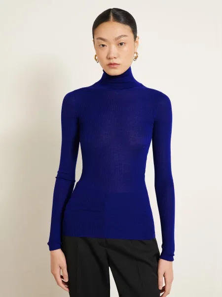 Jil Sander Sweter blau niebieski