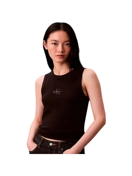 Calvin Klein Jeans Top negru