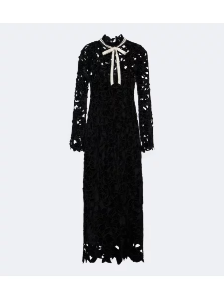 Rochie midi Simkhai de catifea negru