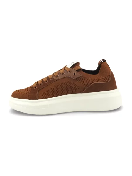 Sneakersy Liu Jo skórzane brązowe