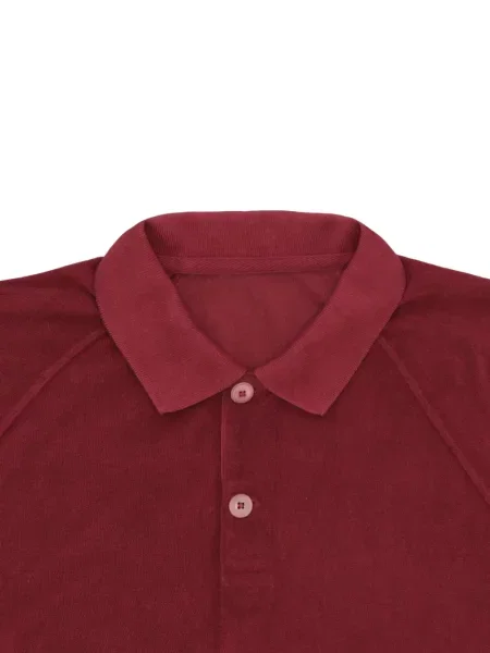 Tricou polo Fortela din material terry roșu