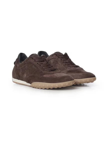 Sneakersy Tod's zamszowe brązowe