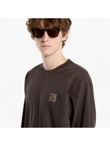 Tričko Carhartt WIP L/S Vista T-Shirt UNISEX Tobacco Garment Dyed M