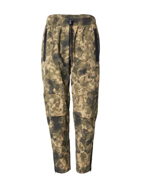 Nike Sportswear Hlače kaki / oliva / temno zelena črna