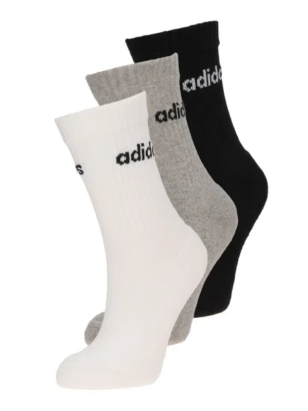 ADIDAS PERFORMANCE Șosete sport gri / negru alb