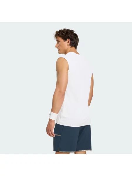 Tričko TENNIS CLIMACOOL bez rukávů bílé