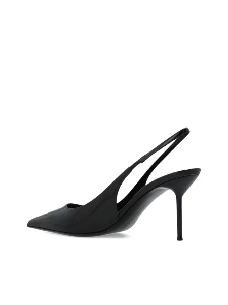 Pantofi cu toc Paris Texas slingback negru