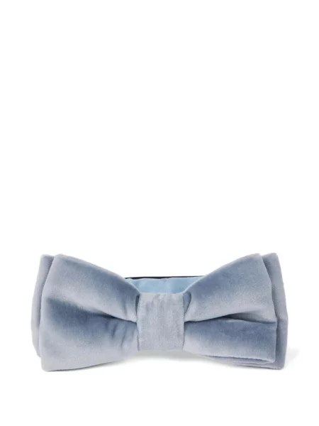 Cravată Paul Smith cu funde de catifea albastru