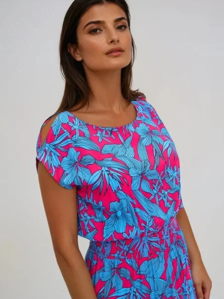 Oblekové šaty Marisse fuchsia