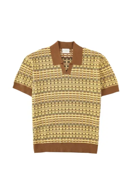 Tricou polo Drole De Monsieur cu decolteu în V