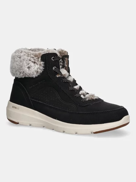 Skechers cizme de iarnă GLACIAL ULTRA MOUNTAIN MUSE negru