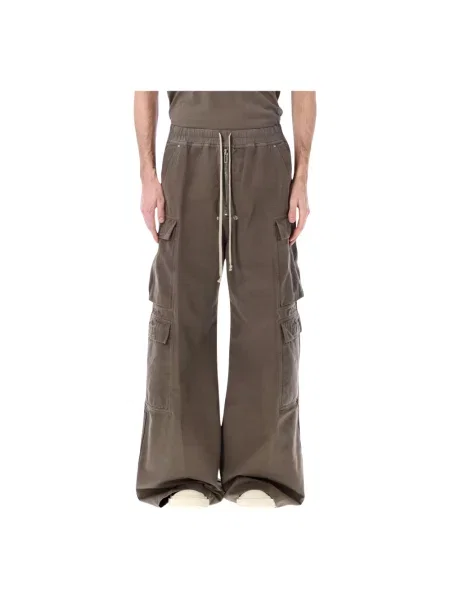 Spodnie cargo Rick Owens brązowe