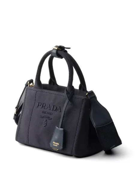 Geantă Prada din canvas albastru