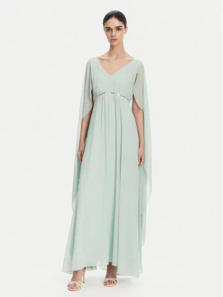 Kostiumas vakarinė suknelė Rinascimento žalia