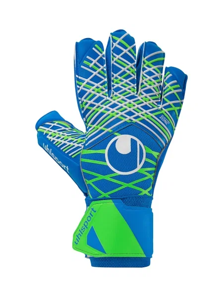UHLSPORT Športne rokavice modra / kivi bela