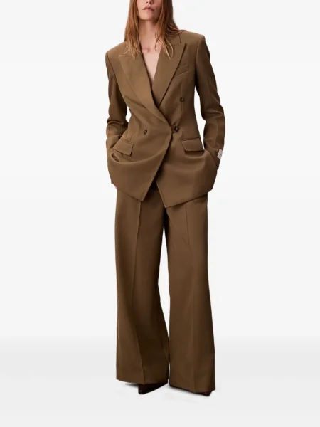 Pantaloni Calvin Klein maro