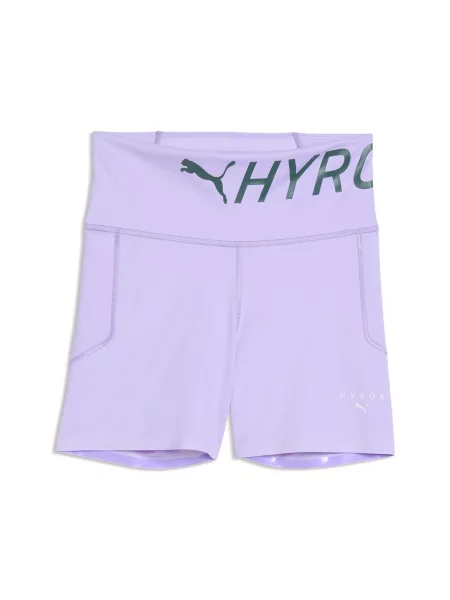 PUMA Pantaloni sport Puma x Hyrox PWRMode închis / mov lavandă verde