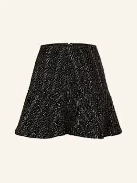Spódnica mini z dodatkiem wełny model ‘ANDIE’ Guess czarna
