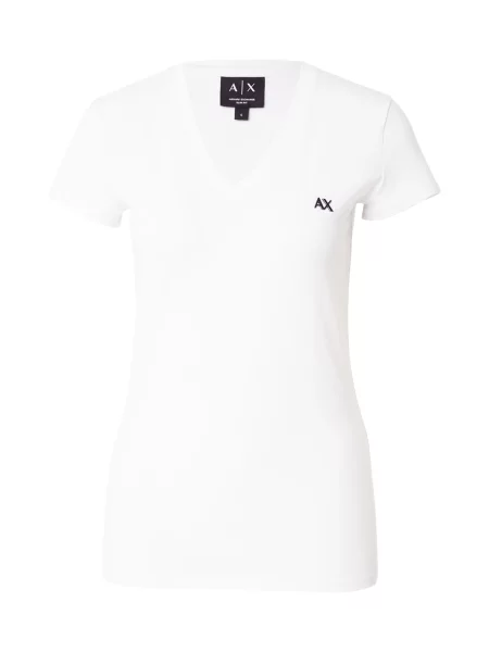 ARMANI EXCHANGE Tricou alb