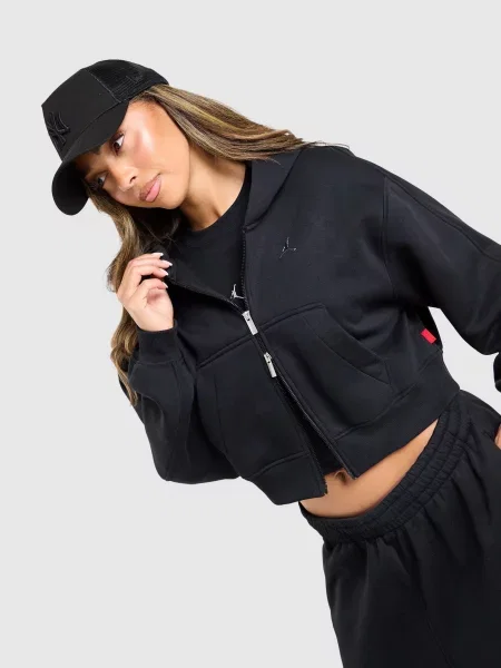 Jordan Bluza Rozpinana Z Kapturem W Brk Flc Crp czarna