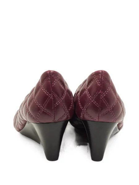 Matlasat pantofi cu toc Tory Burch violet
