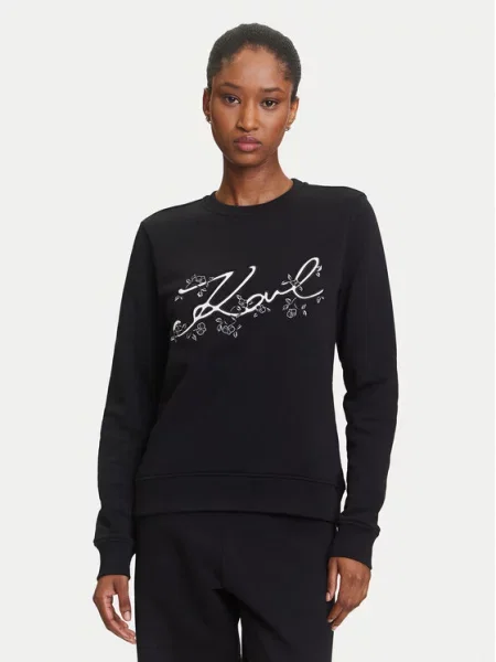 KARL LAGERFELD Bluza czarny