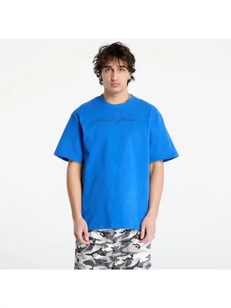 Tričko Karl Kani Autograph Heavy Jersey Boxy Tee Blue S modré
