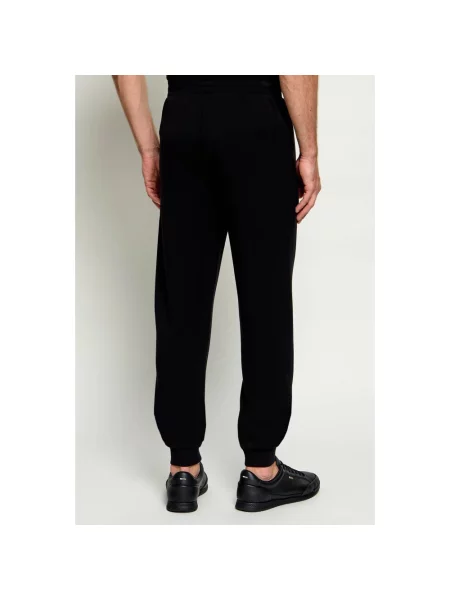 Spodnie dresowe Emporio Armani Ea7 z logo czarne