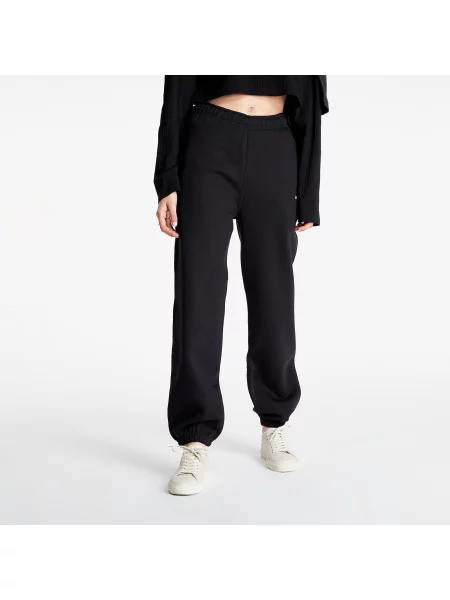 Fleecové kalhoty Nike bílé