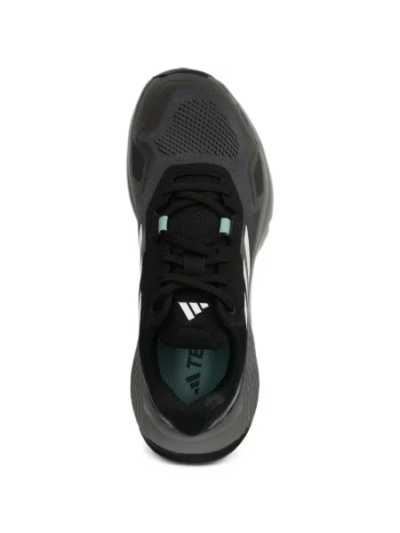 Pantaloni Adidas cu dungi cu platformă cu imagine negru