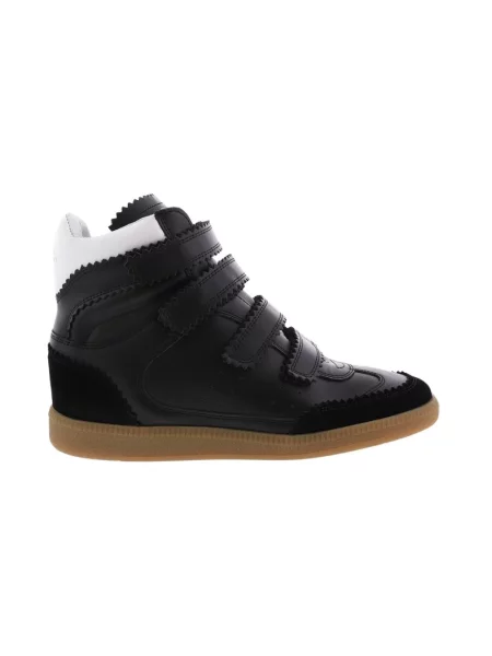 Sneakersy Isabel Marant skórzane czarne