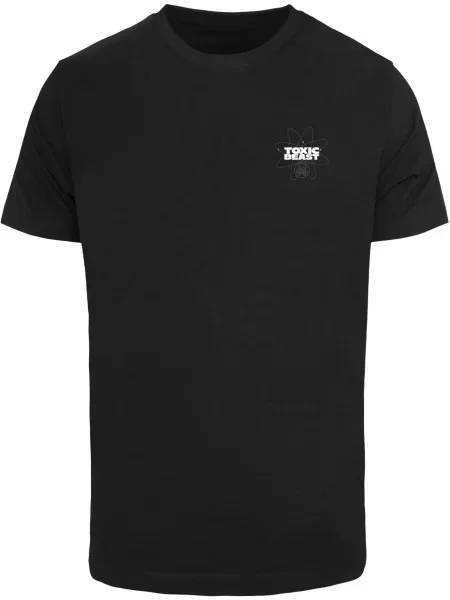 Mister Tee Tricou Toxic Beast negru alb
